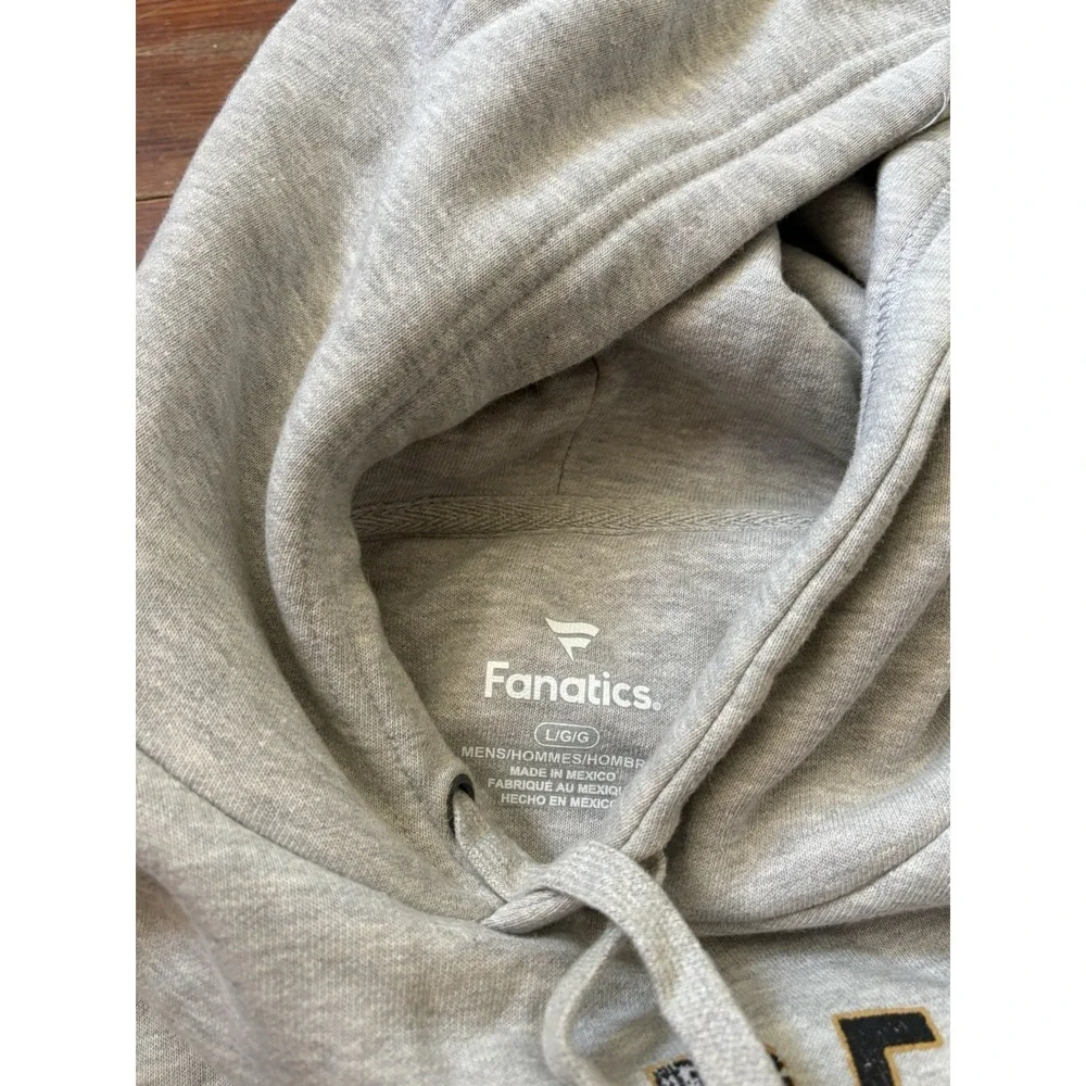 Gray Las Vegas Golden Knights Hooded Sweatshirt Hoodie Men's Large Fanatics
